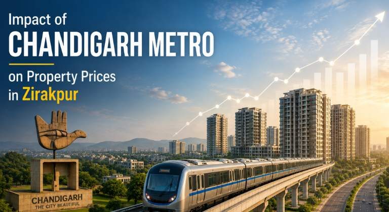 Impact of the Chandigarh Metro on Value of Properties in Zirakpur and Panchkula – What do Buyers Need To Know