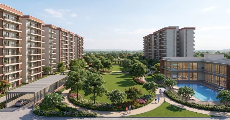apartments with green space in Zirakpur